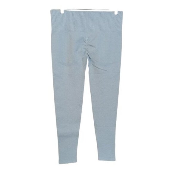 AOXJOX Seamless Leggings Women's Size XL High Waisted Ruched Back Activewear - Picture 2 of 15